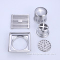 4 inches anti odor square shower drain